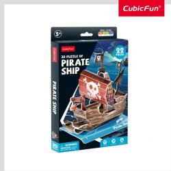 CubicFun - Puzzle 3D nava pirati 22 piese (CUW3121h)
