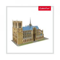 CubicFun Cubic Fun - Puzzle 3D Notre Dame (Nivel Mediu 53 Piese) (CUC242h) - ejuniorul