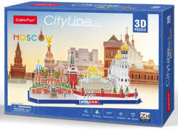 CubicFun Cubic Fun - Puzzle 3D Moscova 204 Piese (CUMC266h)
