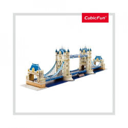 CubicFun Cubic Fun - Puzzle 3D+Brosura-Tower Bridge 120 Piese (CUDS0978h)