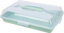 Excellent Houseware Tava servire si transport prajituri Excellent Houseware, polipropilena, 44x31x10 cm, verde (KO-022000230V) Tava