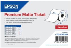 Epson Rola etichete autocolanta continua Epson, 80mm x 35m, hartie mata groasa (C33S045389)