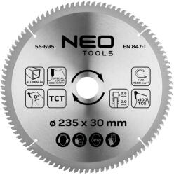 NEO TOOLS Ferastrau circular din 235x2, 8x30 mm 100 dinti, carbura (55695)