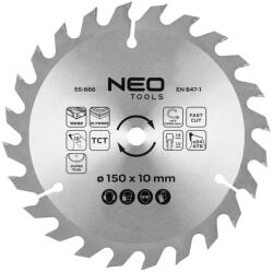 NEO TOOLS Panza de ferastrau circular din 150x1, 6x10 mm 24 dinti, carbura (55666)