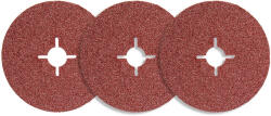 NEO TOOLS Disc de slefuire pentru fibre optice din 125 mm P40, 3 parti (55855)