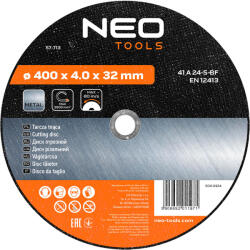NEO Disc de taiere 400x4x32 mm, pentru metal (57713) Disc de taiere