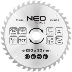NEO TOOLS Panza de ferastrau circular din 250x30 mm, 39 dinti (57684)
