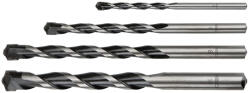 NEO TOOLS Set de burghie pentru beton, 4 piese, 4-10 mm prindere cilindrica (57746) Burghiu