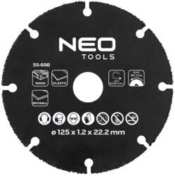 NEO Disc de taiere 125x1, 4x22, 2 mm (55698) Disc de taiere