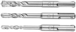 NEO TOOLS Set de burghie pentru beton din, 3 piese, 6-10 mm SDS Max4 varf cu margine (57570) Burghiu