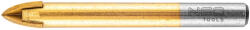 NEO TOOLS Burghiu pentru gresie, burghiu pentru sticla 12 mm varf cu 4 margini (56407) Burghiu