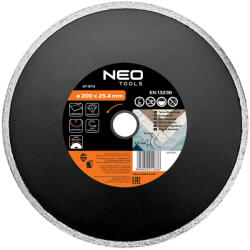 NEO Disc de taiere diamantat 200x25, 4 mm (57874) Disc de taiere