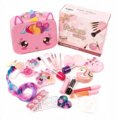 Allbag Sminkkészlet Kofferben Gyerekeknek, Festő Kozmetikum Szett Ajándéknak (MAKIJAŻ001)