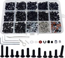 Rc Autó Csavar Készlet Javító Szerszám Fém Csavarok & Imbuszkulcsok & Első 520DB (UPGRADE RC SCREW KIT 1:10 ASSORTMENT SET)
