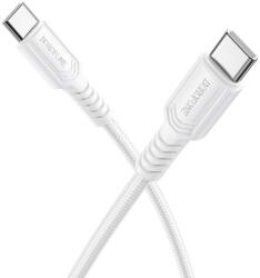 BOROFONE CABLU alimentare si date Borofone BX116, Fast Charging Data Cable pt. smartphone, USB Type-C la USB Type-C, 60W, 1m, alb 6941991119842 (timbru verde 0.18 lei) (6941991119842)