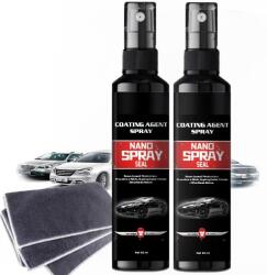 Nano Solutie Nano (2 Buc. ) pentru masina cu acoperire rapida, 50 ml fiecare