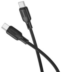 BOROFONE CABLU alimentare si date Borofone BX113, Fast Charging Data Cable pt. smartphone, USB Type-C la USB Type-C, 60W 3A, 1m, negru 6941991115455 (timbru verde 0.18 lei) (6941991115455)
