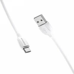 BOROFONE CABLU alimentare si date Borofone BX19, Charging Data Cable pt. smartphone, USB la micro USB, 2.4A, 1m, alb 6931474701787 (timbru verde 0.18 lei) (6931474701787)