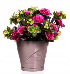 Dalia-RP Virágtartó fedél cappucino állvánnyal 15cm (Oslonka doniczka)