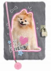 St. Majewski Napló Lakattal Szőrös A5 96K My LI Ile Friend Sweet Pomeranian (687013)