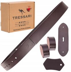 Tressari Öv Öv Csat Nélkül 120 cm Barna Férfi Nadrághoz Való Valódi Bőrből (TRESSARI 120 cm męski pasek bez klamry) - allegro - 2 895 Ft