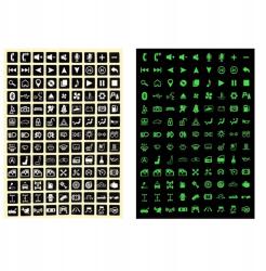 Matricák Kapcsolók Dekoráció Szett