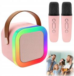 Karaoke Szett 2 Mikrofon Vezeték Nélküli Bluetooth Hangszóró Szuper Hangzás (8581682953065)
