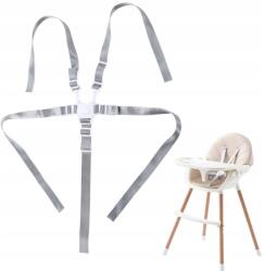  5 pontos szürke babakocsi etetőszék hevederek (2011220029611)
