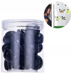  Hűtőmágnes táblákhoz kerek Erős fekete mágnessel 20 mm 40 db (Magnetyczny gwóźdź)