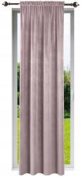 NOW-ART Vélúr függöny szalaggal, 140x220 cm, kész függöny, sima, nappaliba, velvet (5903682216484)