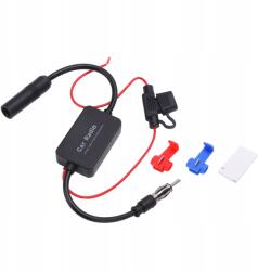  12V Autórádió Antenna Erősítő Fm ANT-208 80-108 Mhz+csipesz (QC00180)