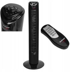  Ventilátor Háztartási Álló Oszlopos Oszcilláló Fekete Erős és Csendes (wentylator wiatrak kolumnowy oscylacja czarny)