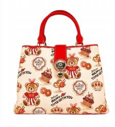 Henney Bear Női Kézitáska Kis Postás Táska Válltáska Esküvőre Henney Bear Anyagból (6923262292928)