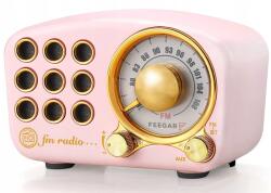 Feegar Retro Fm Rádió konyhai Bluetooth Vintage (Retro)
