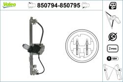 VALEO Mecanism actionare geam VALEO 850794 (850794) - automobilus