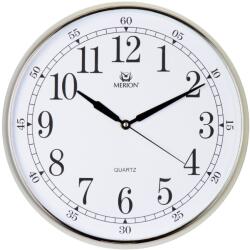 Merion falióra, quartz, ezüst színű keret, fehér számlap (6654-8)