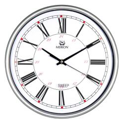 Merion falióra, quartz, fekete/ezüst színű, sweep (6720-0)