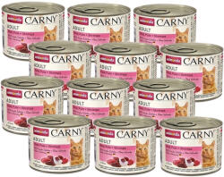 Animonda Animonda Cat Carny Adult Marhahús, pulyka és garnélarák 12x200g