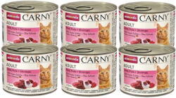 Animonda Animonda Cat Carny Adult Marhahús, pulyka és garnélarák 6x200g