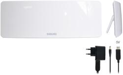 EVOLVEO Xany 1, 230/5V, aktív beltéri antenna DAB+/DVB-T2, LTE, 4G, 5G szűrő