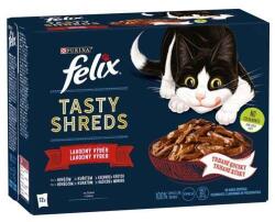 FELIX Tasty Shreds Macskafalatkák Multipack - 12 x 80g (144248)
