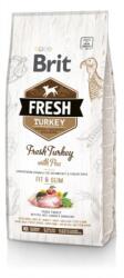 Brit Fresh Overweight & Senior Dogs Fit & Slim - Pulyka és borsó 2.5 kg (134574)