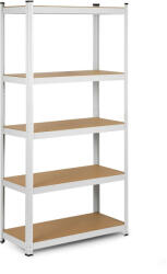 Humberg Fém ipari polcrendszer MDF lapokkal 180x90x30cm - 875kg teherbírás