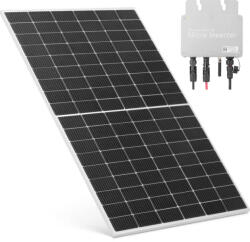  Erkélyre szerelhető fotovoltaikus napelem 350 W - készlet