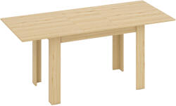 HomCom Kihúzható asztal, 140-180 cm, natúr fa felülettel, 6-8 fő részére