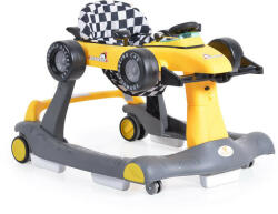 Cangaroo Daytona bébikomp 2in1 rezgő, autós sárga - pepita