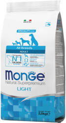 Monge Speciality Line Adult Light Száraz Kutyatáp (Lazac és Rizs) - 2, 5 kg (149253)