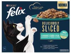 FELIX Deliciously Sliced Macskaeledel Multipack - 12x80g (149152)