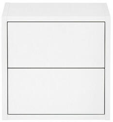 Boxie 2 fiókos fali szekrény 40x40x37 cm fehér - pepita - 42 767 Ft