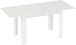 HomCom Kihúzható Étkezőasztal 6-8 Személyre, 140-180 x 80 cm, Fehér